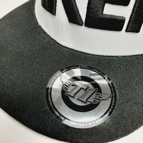 FAKER by SuperPlay T1 Baseball Ball Hat Snapback B&W - Picture 8 of 11